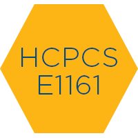 HCPCS code E1161 for Medicare