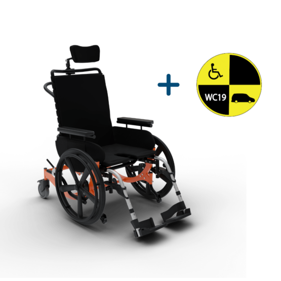 Encore Pedal Wheelchair with the WC19 Transport Package